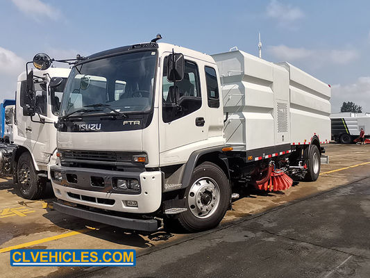 ISUZU FTR 205hp Road Street Sweeper Truck Medium Duty 15000 Liters
